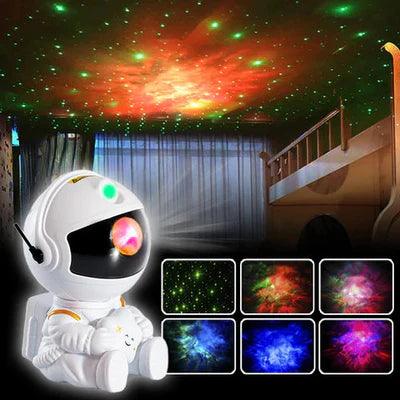 StarGazer Astronaut – Projetor de Luz com Nebulosa e Céu Estrelado - SellerMix 